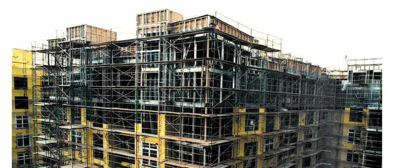 Suspended scaffolding