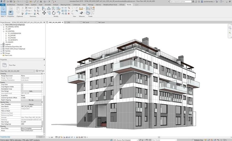 karakteristik revit 