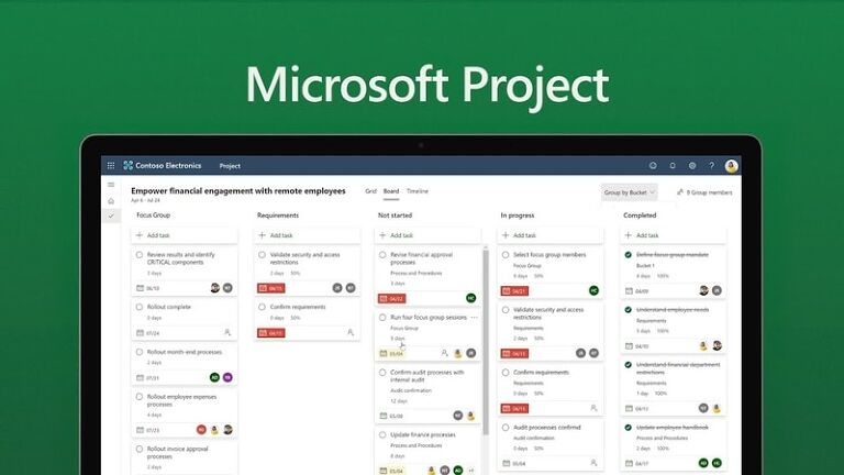 microsoft project aplikasi manejemen proyek