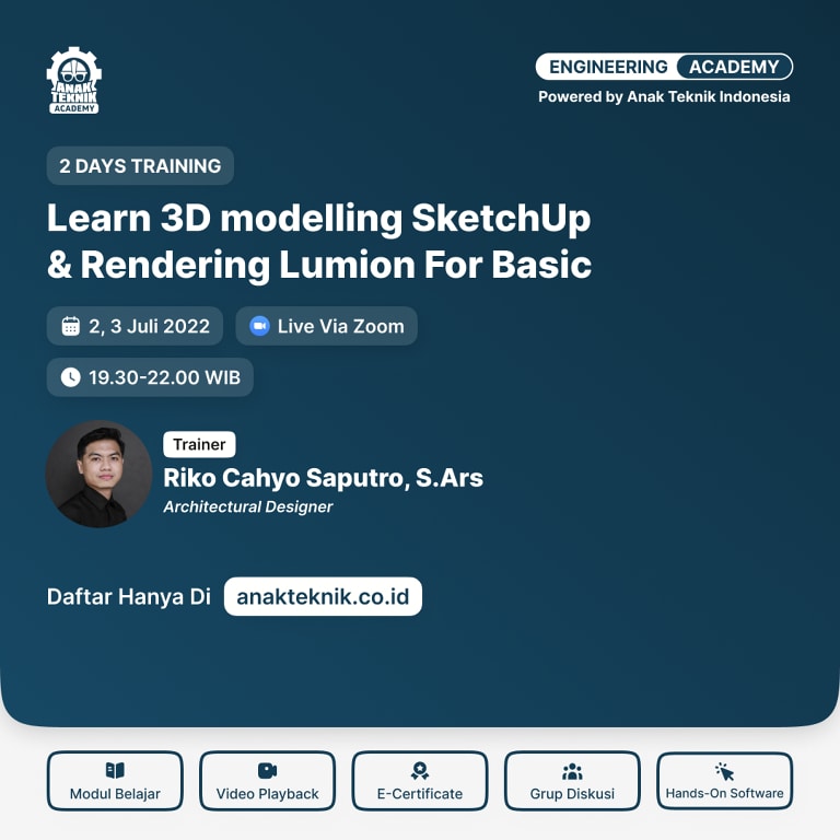 Training sketchup Anak Teknik Indonesia