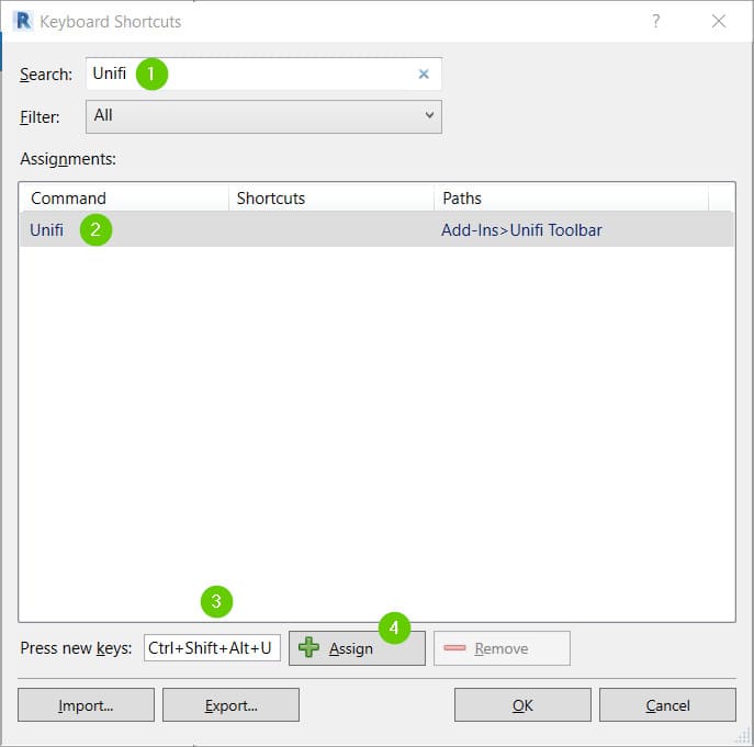 Cara membuat keyboard shortcut revit