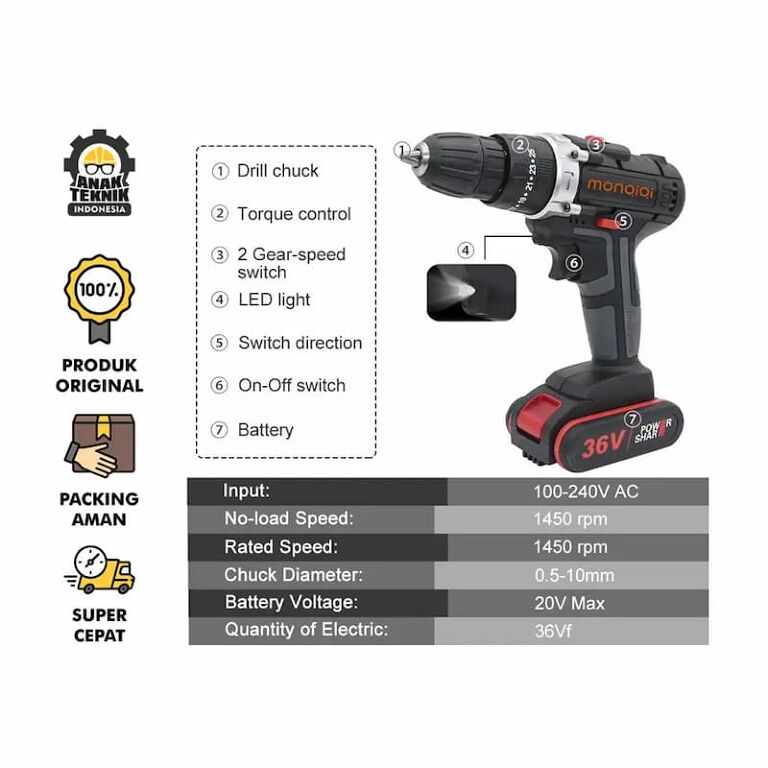 bor cordless 36V Monqiqi