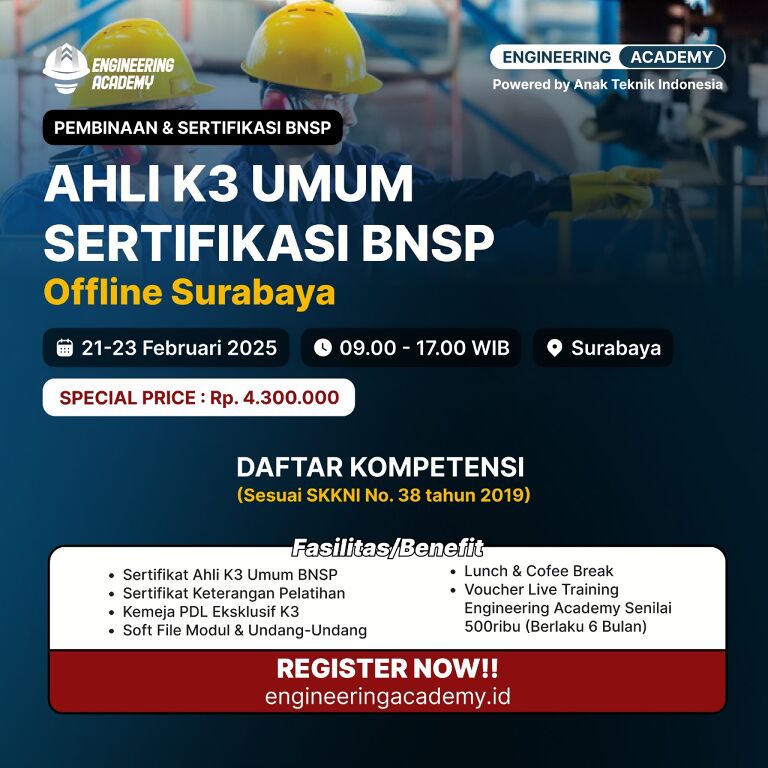SERTIFIKASI AHLI K3 UMUM BNSP 
