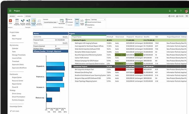 Microsoft Project RAB