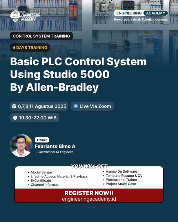 Basic PLC Control System using Studio 5000 by Allen-Bradley