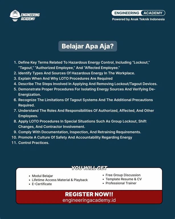 Fundamentals of Energy Isolation & Lockout Tagout (LOTO)