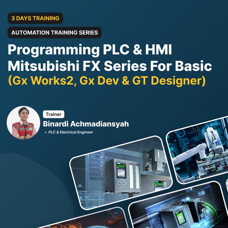 Online Training PLC & HMI Mitsubishi FX Series For Basic