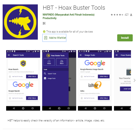 Hoax Buster Tools