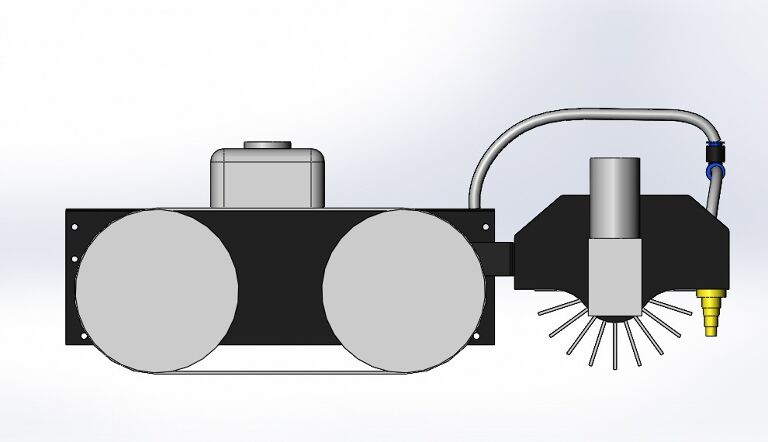 robot pembersih panel surya