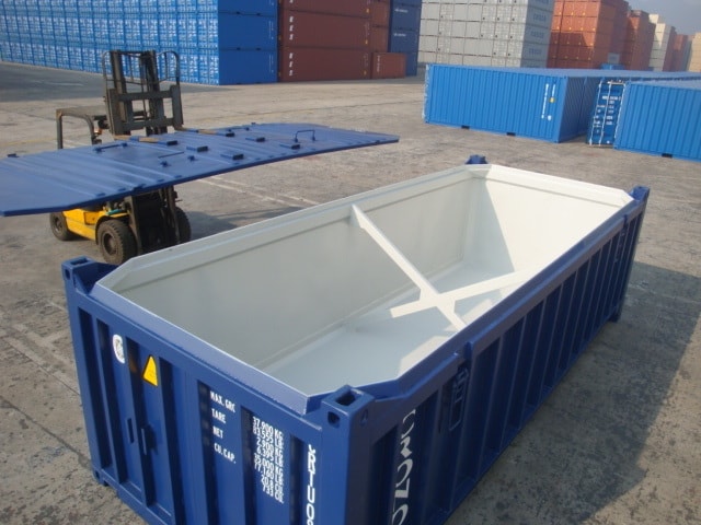 gambar open top container