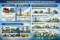 Perbedaan Dasar Listrik AC dan DC serta Alasan Mengapa Listrik AC Lebih Banyak Digunakan di Dunia