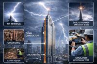 Rahasia Sistem Penangkal Petir di Gedung Pencakar Langit