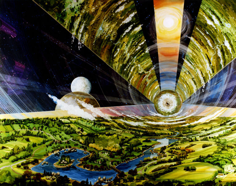 bukunya “The High Frontier: Human Colonies in Space