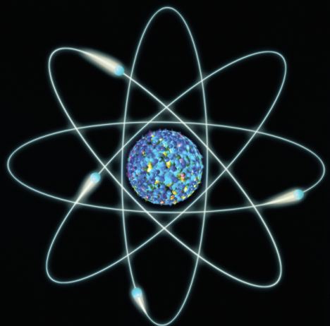 iliustrasi atom
