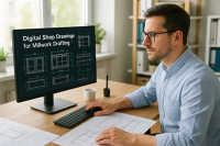 Why RIBA Now Requires Digital Shop Drawings for Millwork Drafting Services?