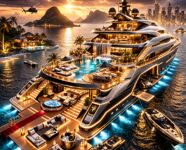 Yacht Mewah Privasi Absolut dan Simbol Kekuasaan di Atas Samudra