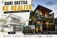 Dari Sketsa ke Realita | Proses Ide Arsitektur Menjadi Bangunan Nyata
